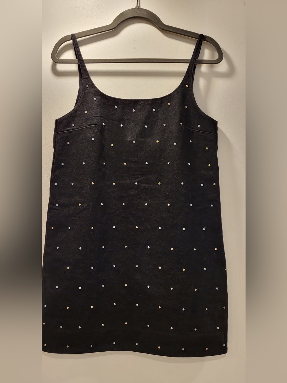 💎Price Drop..ALEMAIS Simona black denim mini dress
